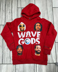 WaveGods Hoodies Red